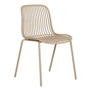 House Nordic - Branson Dining Chair – Esszimmerstuhl, Polypropylen, stapelbar, Sand