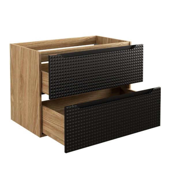 Waschbeckenunterschrank, 80 cm, 2 Schubladen – Bild 3