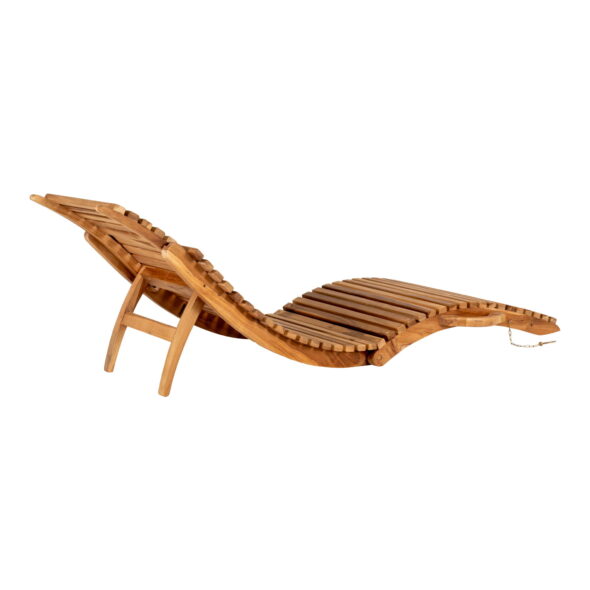 House Nordic - Arrieta Sonnenliege – Sonnenliege, Teak, Natur – Bild 5