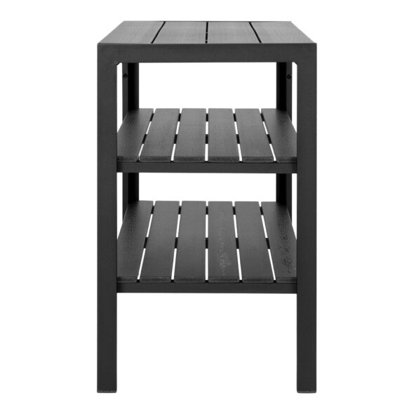 House Nordic - Taormina Teewagen – Teewagen, Aluminium/Nichtholz, schwarz, 3 Ablagen – Bild 5