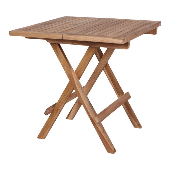 House Nordic - Bilbao Beistelltisch - Beistelltisch, Teak, Natur, 50x50x50 cm – Bild 4