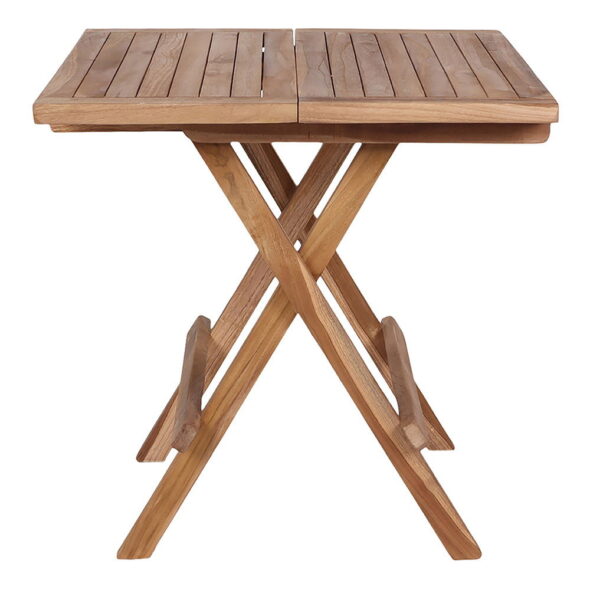 House Nordic - Bilbao Beistelltisch - Beistelltisch, Teak, Natur, 50x50x50 cm – Bild 5