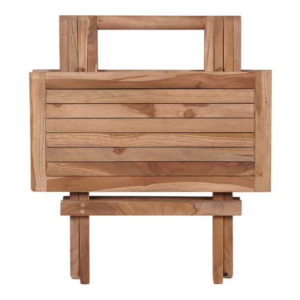 House Nordic - Bilbao Beistelltisch - Beistelltisch, Teak, Natur, 50x50x50 cm – Bild 6