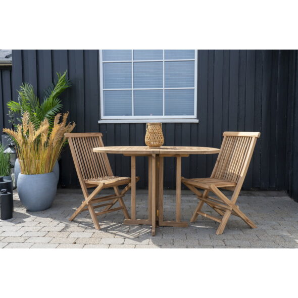 House Nordic - Huelva Beistelltisch - Beistelltisch, Teak, Natur 120x60x75 cm – Bild 5