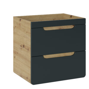 Waschbeckenunterschrank, 60 cm, 2 Schubladen