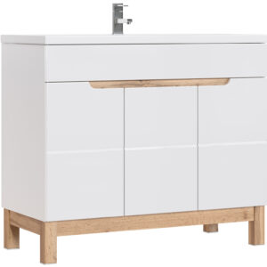 Waschbeckenunterschrank 100 cm, 3 Türen