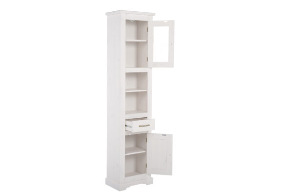 Hochschrank, 2 Türen, 1 Schublade – Bild 3