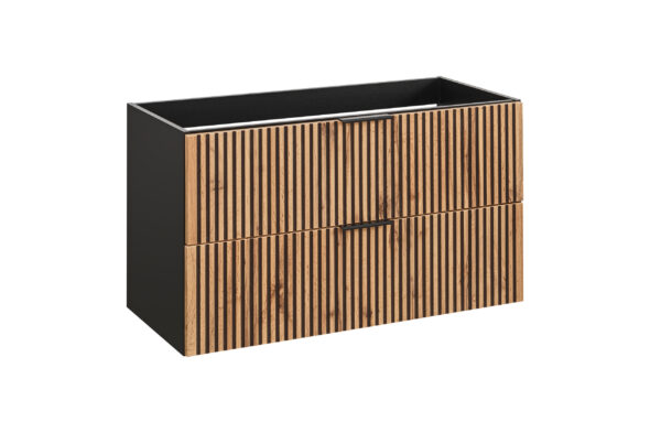 Waschbeckenunterschrank, 100 cm, 2 Schubladen