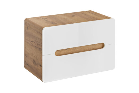 Waschbeckenunterschrank, 80 cm, 2 Schubladen