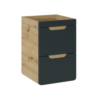 Waschbeckenunterschrank, 50 cm, 2 Schubladen