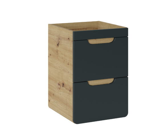 Waschbeckenunterschrank, 50 cm, 2 Schubladen
