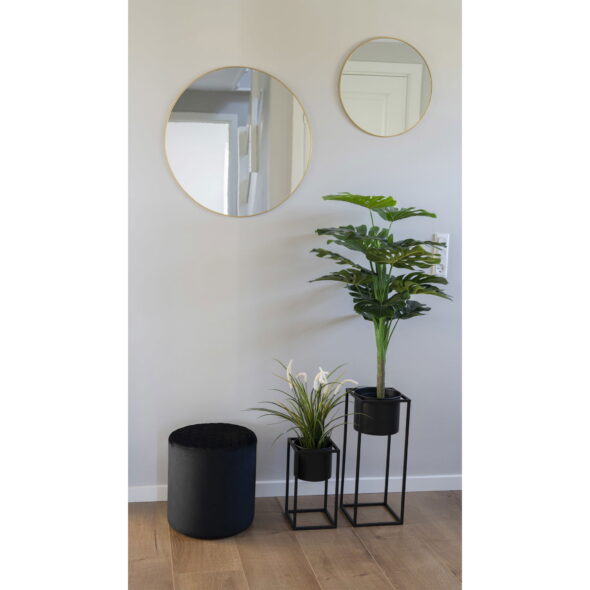 House Nordic - Marla Flowerpots - Blumentöpfe, Stahl, schwarz, 2er-Set – Bild 6