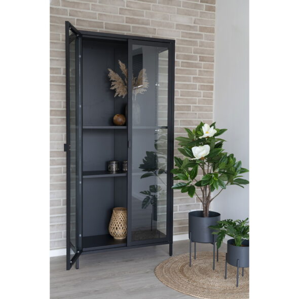 House Nordic - Pavia Flowerpots - Blumentöpfe, Stahl, grau, 2er-Set – Bild 9