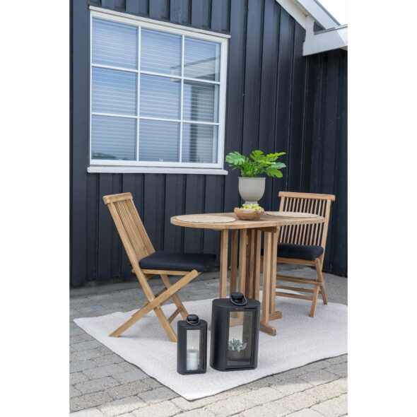 House Nordic - Amalfi Blumentopf - <p>Blumentopf, Stahl, beigegrau, ø19x27 cm</p> – Bild 5