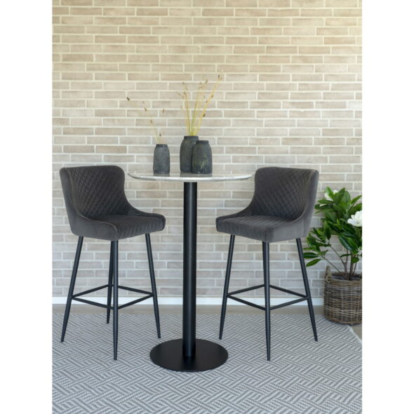 House Nordic - Velas Dekovasen – Dekovasen, Terrakotta, antik dunkelgrau, 3er-Set – Bild 4