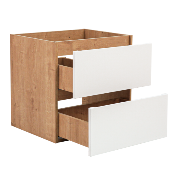 Waschbeckenunterschrank, 60 cm, 2 Schubladen – Bild 3
