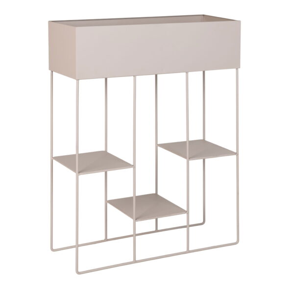 House Nordic - Rabo Planter - Pflanzgefäß, Stahl, 3 Regale, Sand 25x60x80 cm – Bild 4