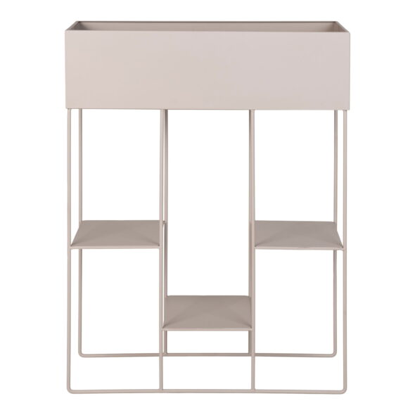 House Nordic - Rabo Planter - Pflanzgefäß, Stahl, 3 Regale, Sand 25x60x80 cm