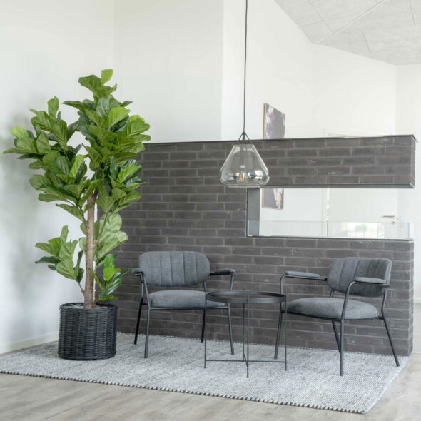 House Nordic - Fiddle Leaf Tree - Kunstpflanze, grün H:190 cm – Bild 4