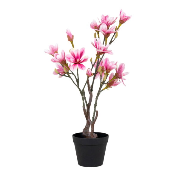 House Nordic - Magnolienbaum - Kunstpflanze, rosa H:74 cm