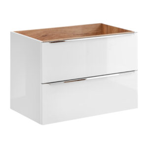 Waschbeckenunterschrank, 80 cm, 2 Schubladen