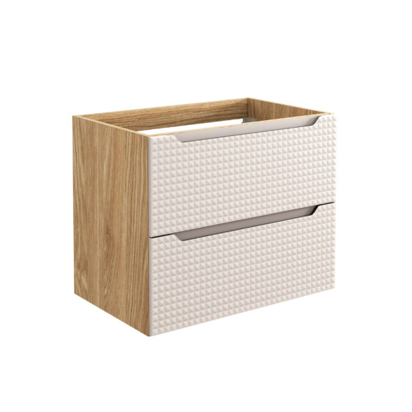 Waschbeckenunterschrank 70cm 2 Schubladen