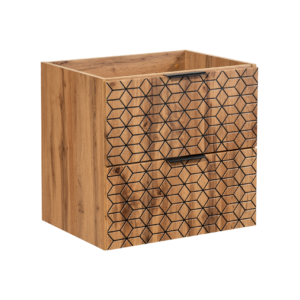 Waschbeckenunterschrank, 80 cm, 2 Schubladen