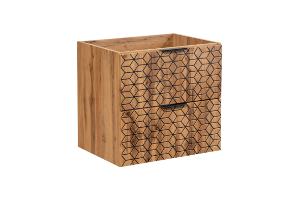 Waschbeckenunterschrank, 80 cm, 2 Schubladen