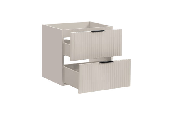 Waschbeckenunterschrank, 60 cm, 2 Schubladen – Bild 3