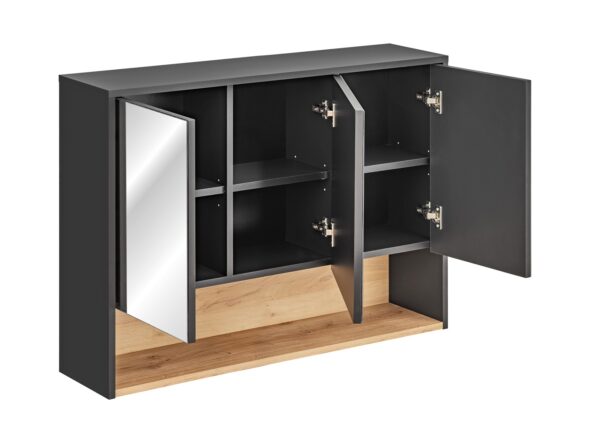 Spiegelschrank 100cm 3 Türen – Bild 3