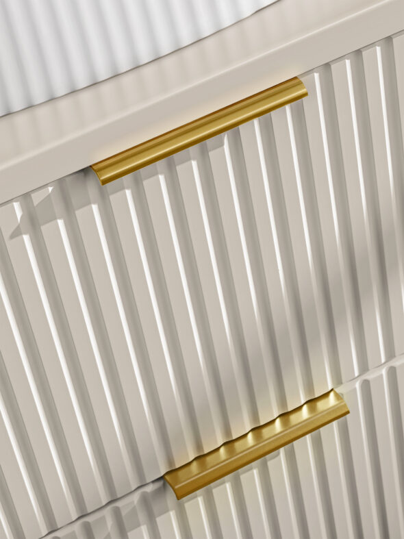 Waschbeckenunterschrank, 80 cm, 2 Schubladen – Bild 4