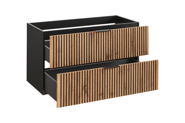 Waschbeckenunterschrank, 100 cm, 2 Schubladen – Bild 3