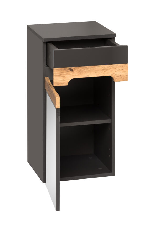 Unterschrank 35cm 1 Tür 1 Schublade – Bild 2