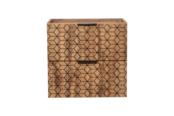 Waschbeckenunterschrank, 80 cm, 2 Schubladen – Bild 2