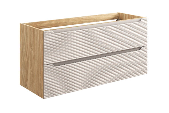 Waschbeckenunterschrank 120 cm, 2 Schubladen