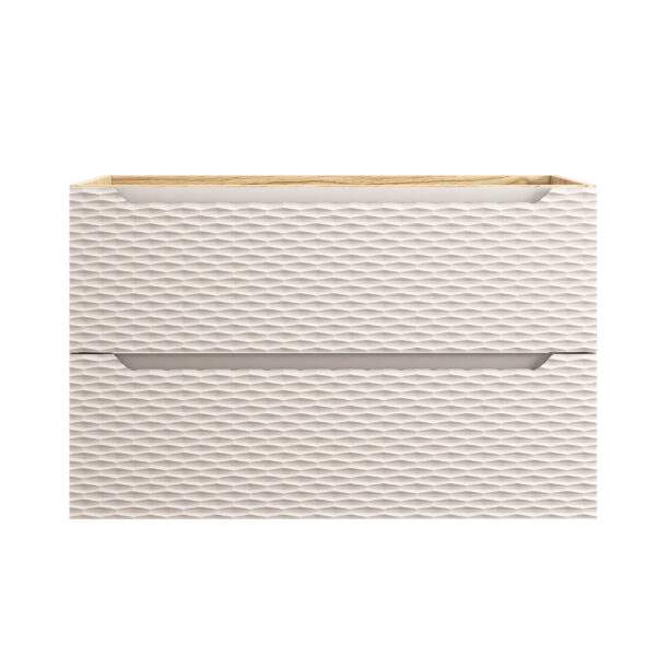 Waschbeckenunterschrank 90cm 2 Schubladen – Bild 2