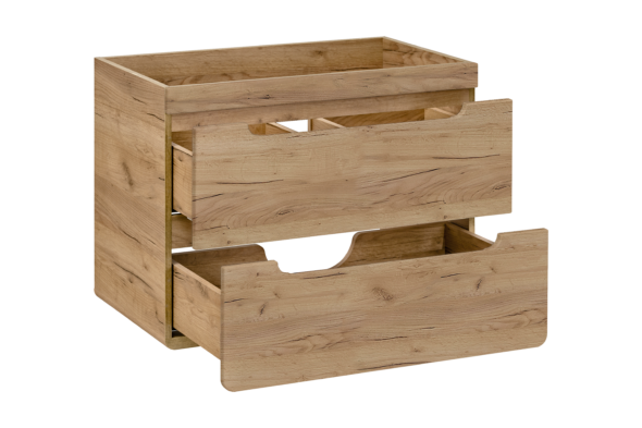 Waschbeckenunterschrank, 80 cm, 2 Schubladen – Bild 2