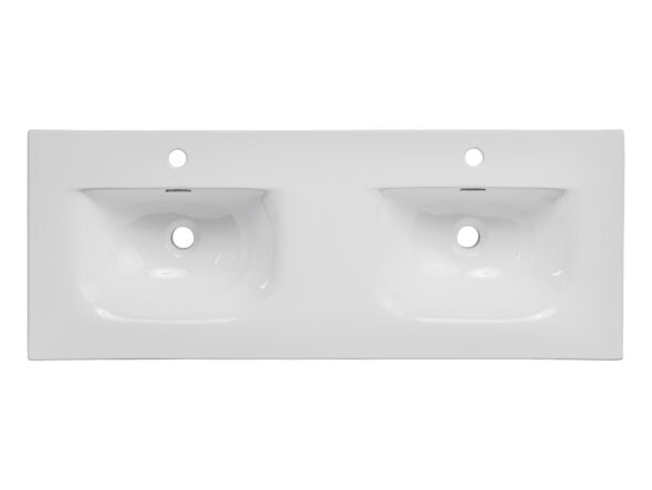 Möbelwaschtisch mit zwei Becken, 120 cm – Bild 3