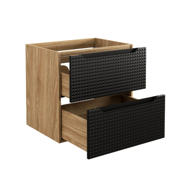 Waschbeckenunterschrank, 60 cm, 2 Schubladen – Bild 3