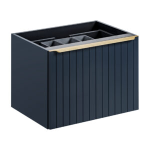 Waschbeckenunterschrank, 80 cm, 2 Schubladen