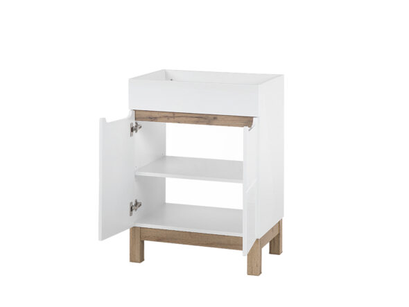 Waschbeckenunterschrank 60 cm, 2 Türen – Bild 3