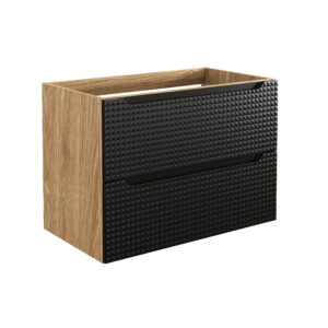Waschbeckenunterschrank, 80 cm, 2 Schubladen