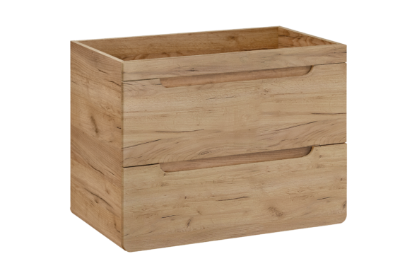 Waschbeckenunterschrank, 80 cm, 2 Schubladen