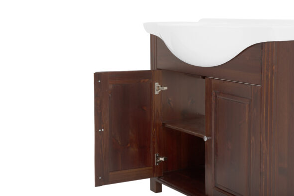 Waschbeckenschrank 85cm 2 Türen – Bild 3